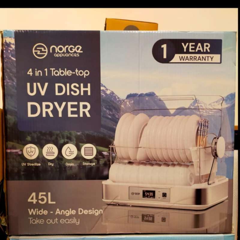 Jual 4 In 1 Tabletop Uv Dish Dryer / Sterilizer Alat Makan Di
