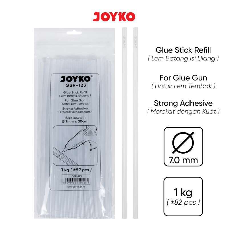Jual Glue Stick Refill Lem Bakar Isi Lem Tembak Joyko Gsr-123 Di Seller ...