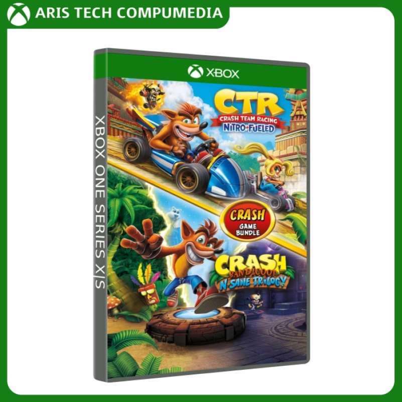 Jual Crash Bandicoot Nsane + Ctr Nitro Xbox One Series Xs Digital Code