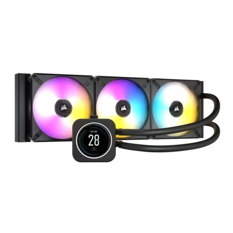 AIO CORSAIR iCUE H150i ELITE LCD XT 360mm Liquid CPU Cooler - Main Image