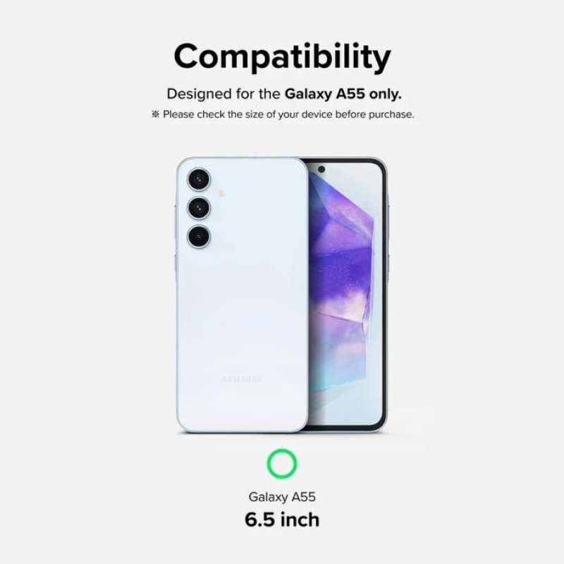 Tempered Glass Samsung Galaxy A55 Ringke Easy Slide Clear Full Cover