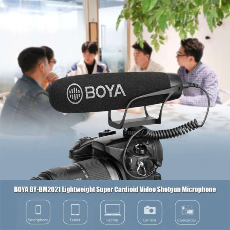 Microphone Boya BY-BM2021 Super Cardioid Shotgun Mic Camera DSLR HP