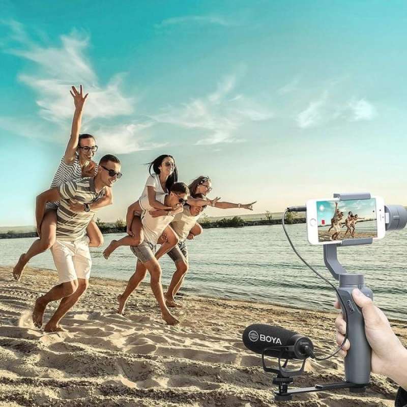 Microphone Boya BY-BM2021 Super Cardioid Shotgun Mic Camera DSLR HP