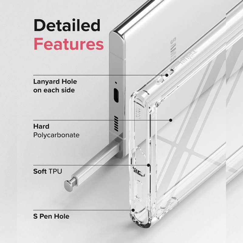 Ringke Galaxy S22 Plus Case Fusion - Clear F593E52