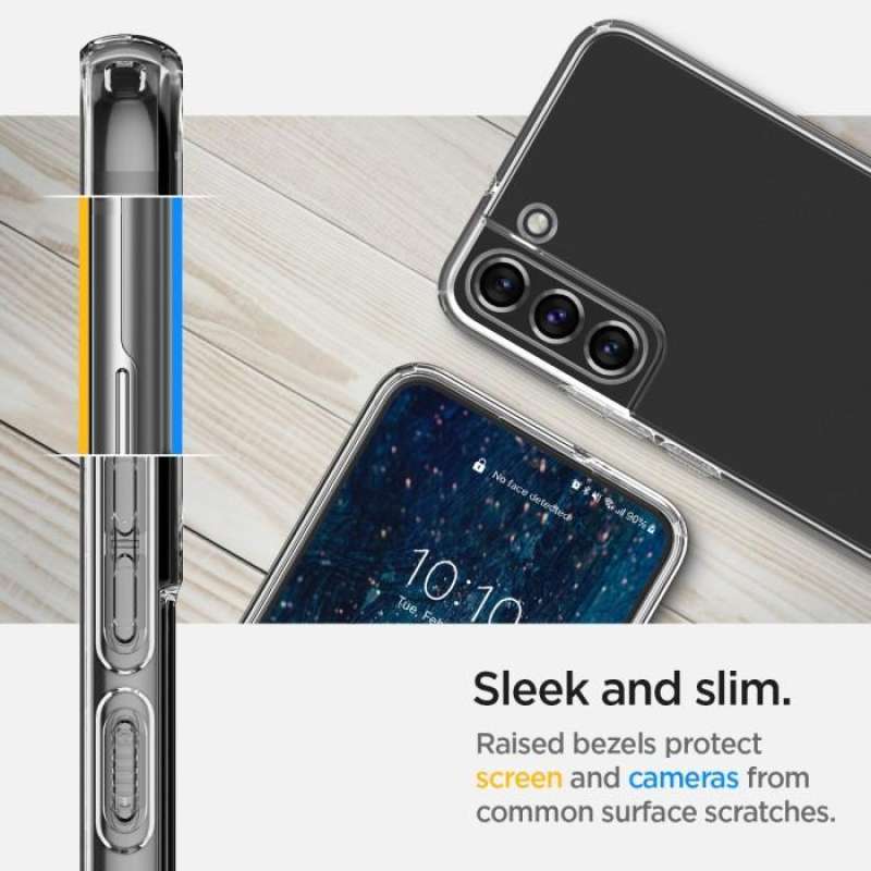 Case Samsung Galaxy S22 Ultra Plus Spigen Crystal Flex Clear Casing