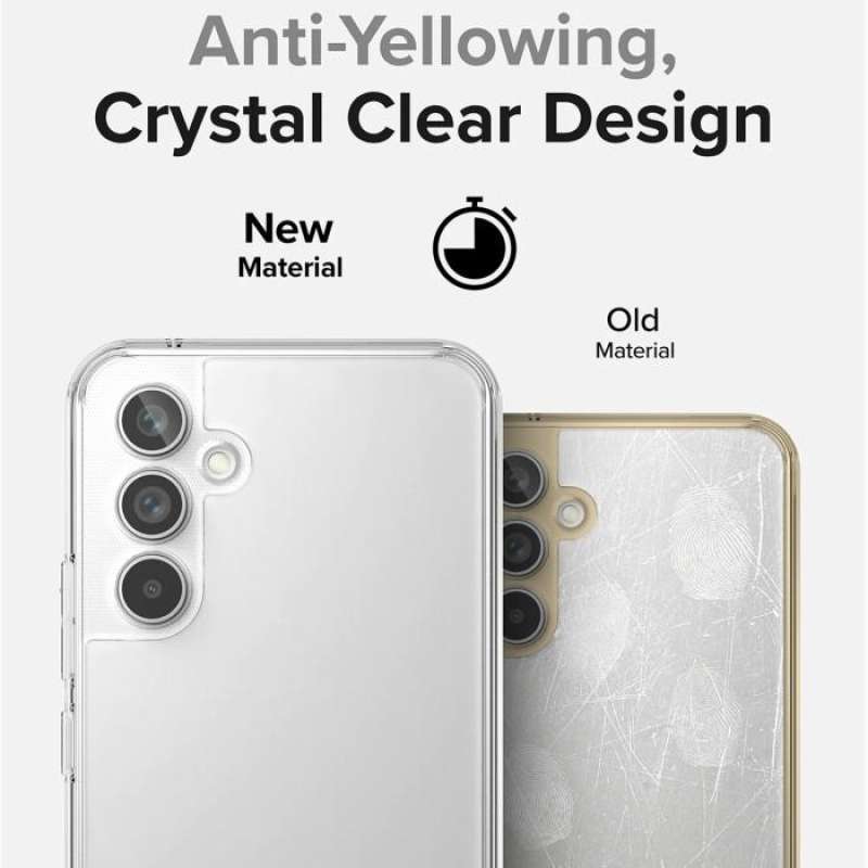 Case Samsung Galaxy A54 Ringke Fusion Anti Crack Clear Cover Casing