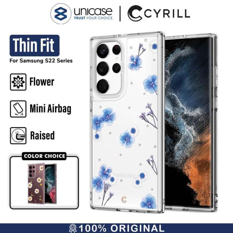 Cyrill Galaxy S22 Plus Case Cecile - Blue Spring ACS04123 (Offline SKU)