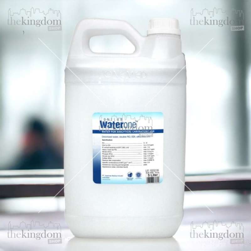 Jual Onemed Onelab Water One 5 Liter Deionized 5l Air Steril Purified ...
