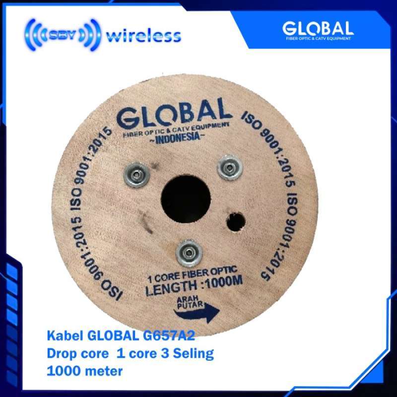 Jual Global, Ftth Dropcore Drop Core 1 Core 3seling Hasbelan 1000 Meter ...