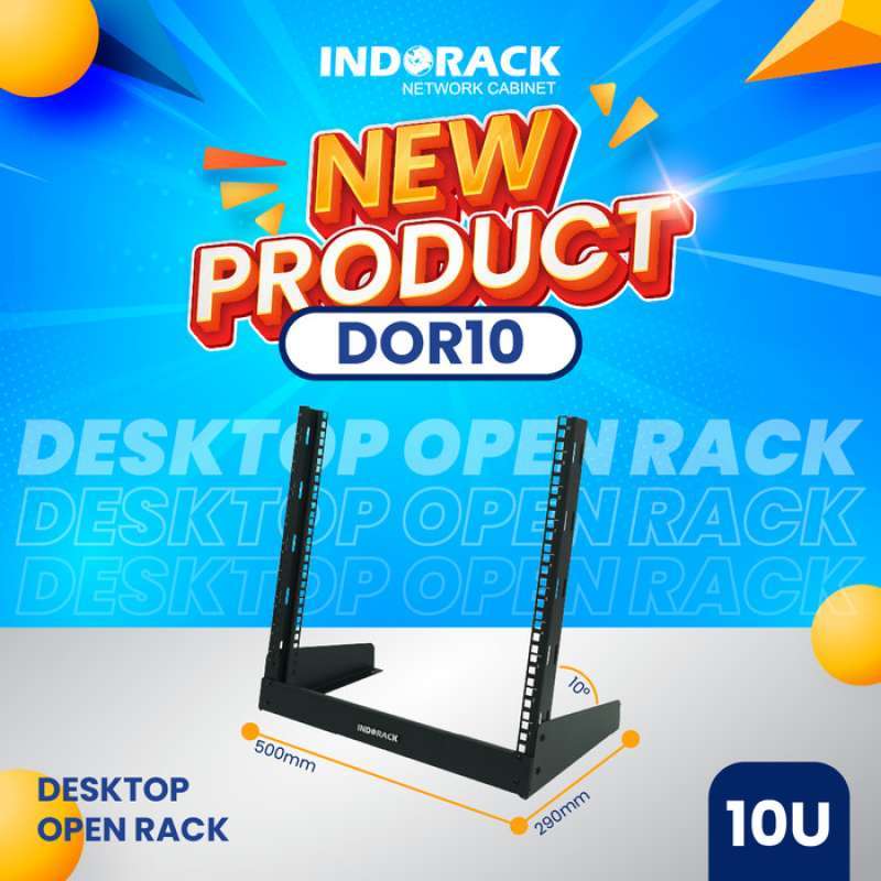Jual Dor10 - 10u Desktop Open Rack 19 - Indorack Di Seller Velvet Store ...