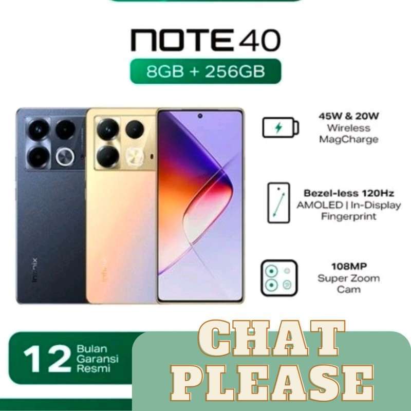 Jual Infinix Note 40 8/256gb Smartphone Handphone Hape Hp Di Seller Ufo
