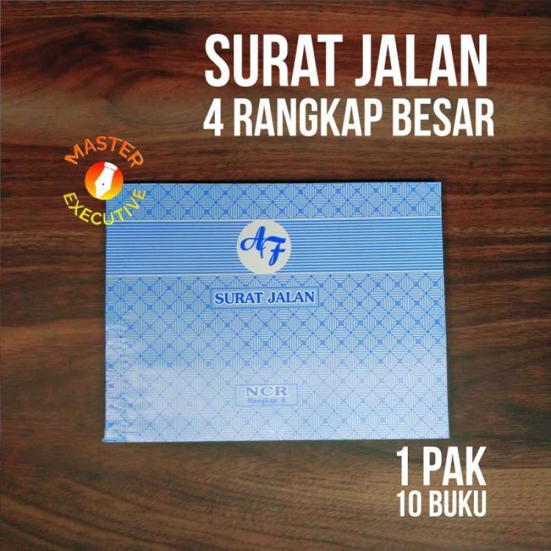 Jual [pak - 10 Buku] Af Buku Nota Surat Jalan 4 Ply Ncr / Rangkap B4 ...