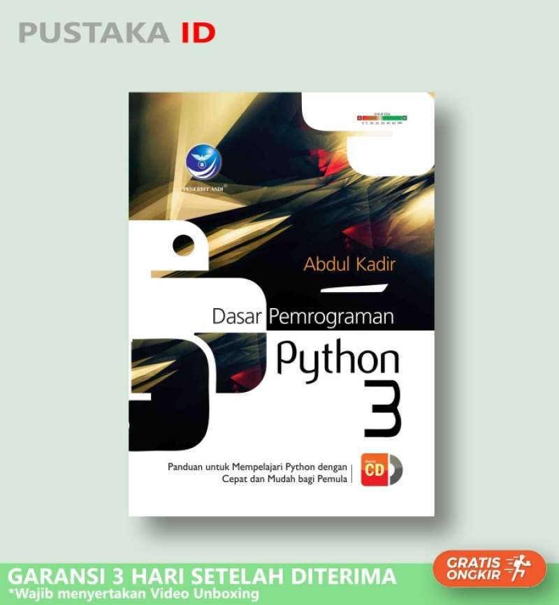 Promo Buku Dasar Pemrograman Python 3 + Cd Diskon 23% Di Seller ...