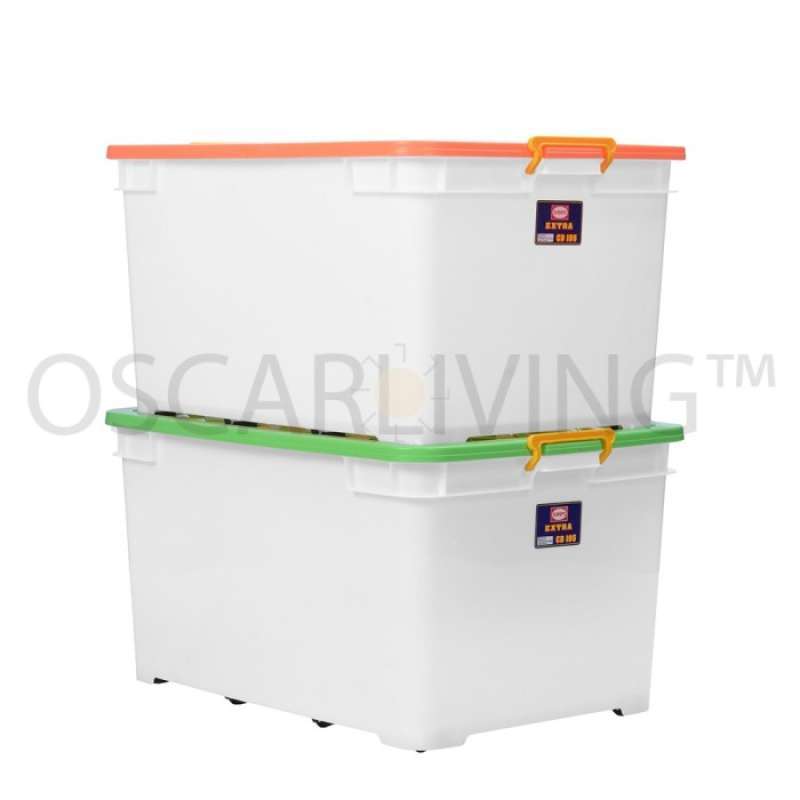 Promo Shinpo 126 Extra Box Container 195 Liter Roda Cb195 - 1 Pcs ...