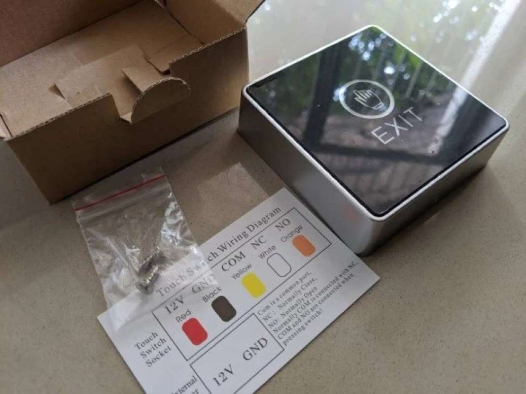 Jual Exit Button Screen Led Door Exit Pintu No Touch Sensitive Switch Jual exit button screen led door exit pintu no touch sensitive switch