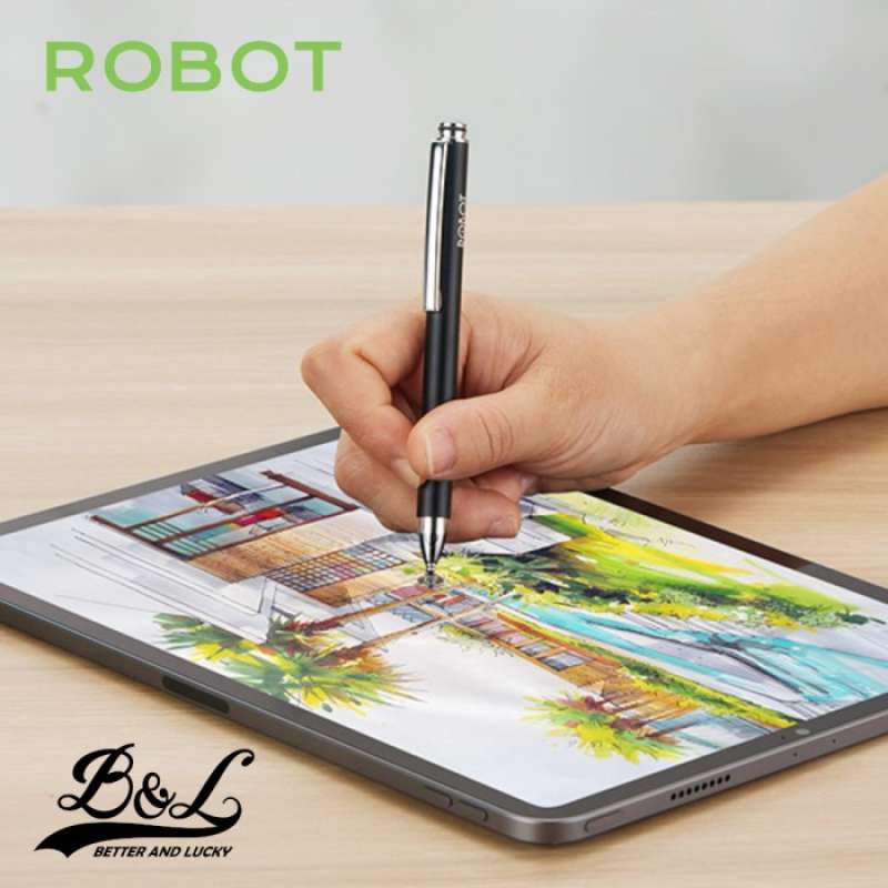Promo Robot Rsp02 Universal Passive Stylus Pen 2-in-1 For