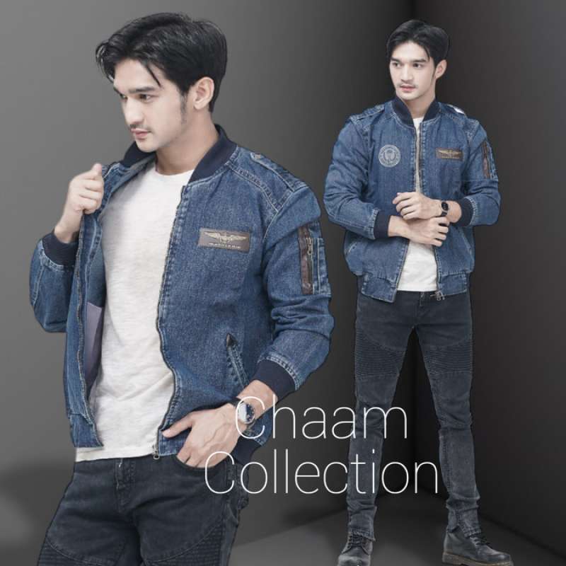 Jaket jokowi denim shop