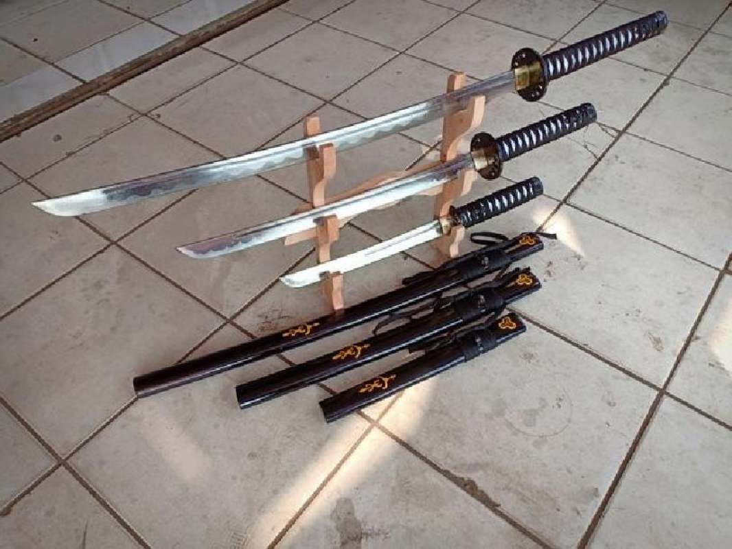 Jual Anime Cosplay K4tana Kill Bill 1 Set Free Standing 3 Thp ...