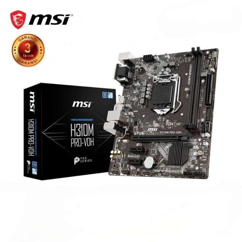 Promo Motherboard Msi Mainboard Msi H310m Pro vdh Lga1151 H310 Ddr4 Sata3 Diskon 18 Di Seller Bintangrayacom Official Store Kemayoran Kota Jakarta Pusat Blibli