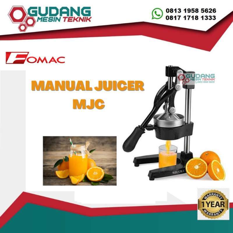 Promo Manual Juicer Alat Peras Jeruk Manual Mjc Fomac Hitam Diskon 23