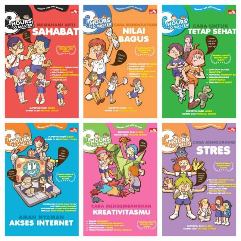 Promo Buku Komik Pendidikan 3 Hours To Master : Cara Mendapatkan Nilai ...