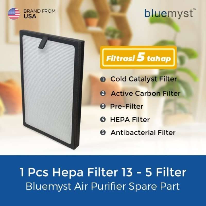 Promo Bluemyst Filter Air Purifier Hepa 13 + Carbon + Cold Catalyst ...
