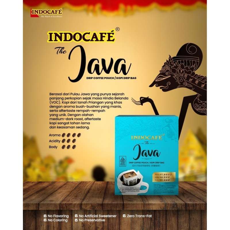 Jual Indocafe The Sumatra Mandheling / The Java / Bali Drip Coffee ...