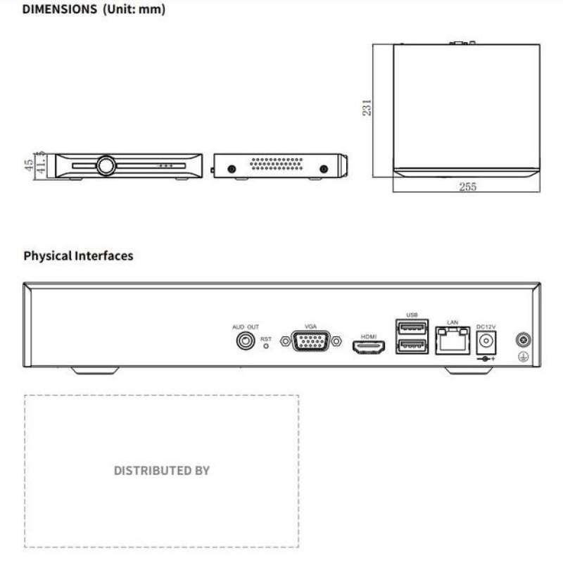 Promo Sale Tiandy Tc-r3120 Nvr 8mp 20ch Support Onvif Ip Camera Cctv ...