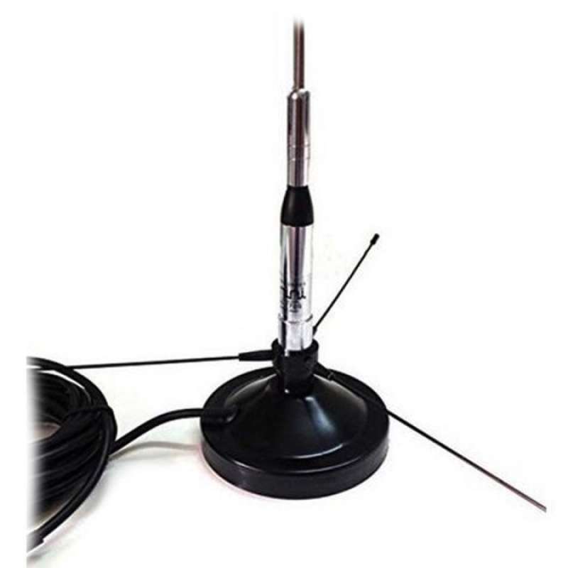 Antenna Mobile RE-02 10-1300MHz Per Radio E Walkie-talkie – Kit Con 6 Aste VHF/UHF, Connettore UHF Femmina, Portata 10km
