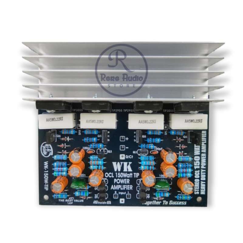 Jual Power Amplifier Stereo Ocl 150 Watt Lengkap Tip Final St