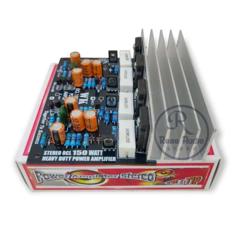 Jual Power Amplifier Stereo Ocl 150 Watt Lengkap Tip Final St