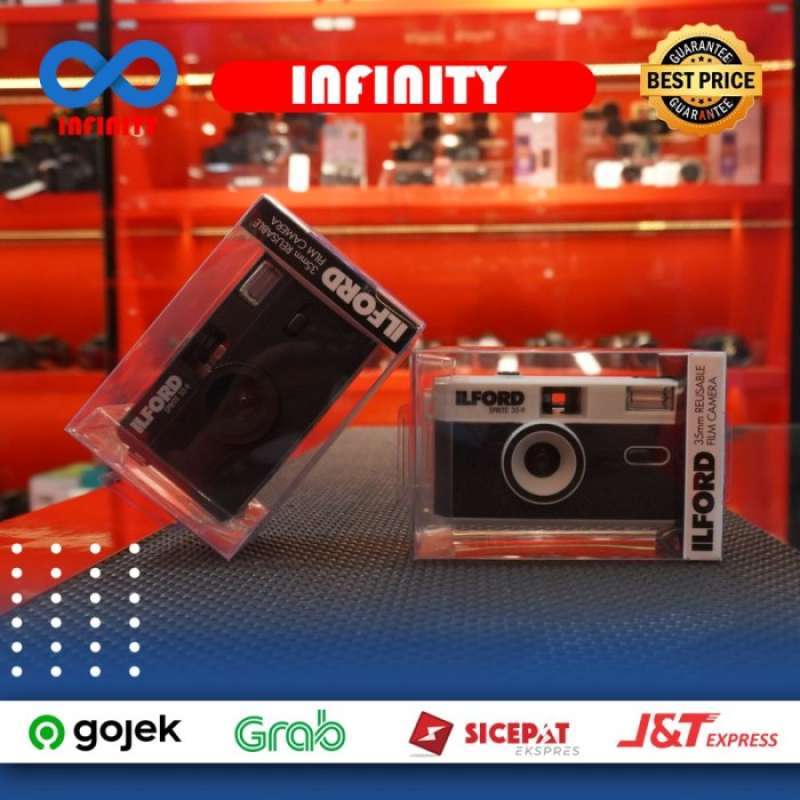 Fotocamera A Pellicola Ilford Sprite 35-II - Colore Blu E Argento - Foto 7