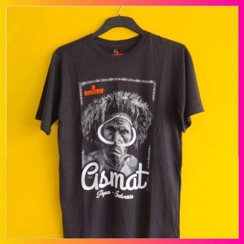 Jual Kaos Pria Baratech Kulture Budaya Suku Asmat Dan Mentawai - Asmat ...