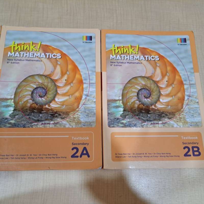 Jual think mathematics textbook 2a 2b 8th edition colourful 27 di