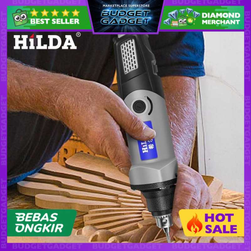 Promo Hilda Bor Listrik Polishing Engraver Grinder 400w - Md400 Diskon ...
