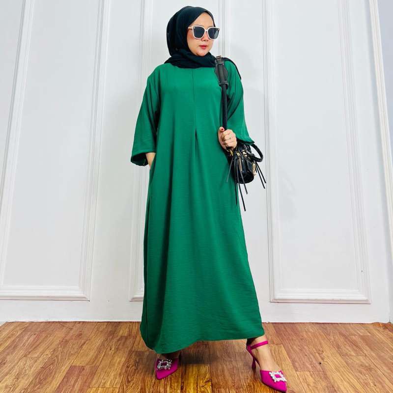 Bibiy ODILE FLARE DRESS Vintage Blue Dress Midi