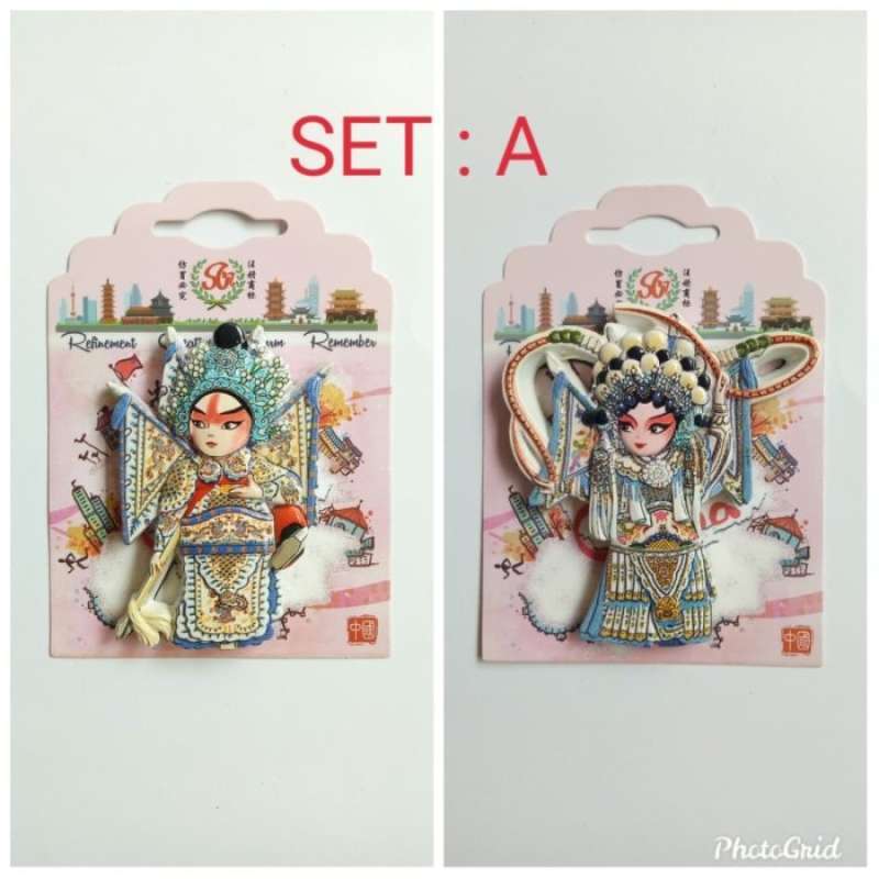 Jual Souvenir Magnet Kulkas Opera Beijing Oleh Oleh China Hongkong ...