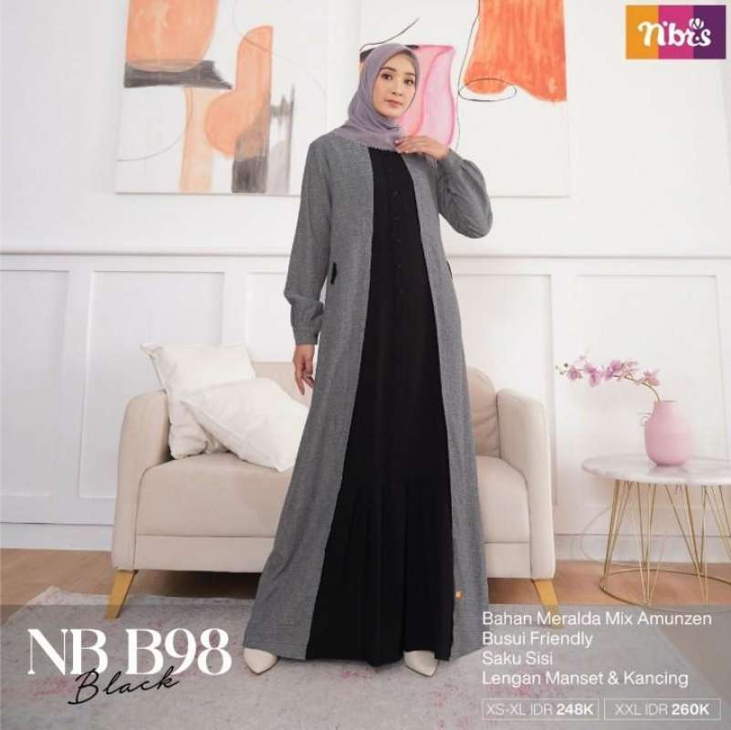 Jual Gamis Nibras Nb B98 - Black, S Di Seller Riza Umah Muslim - Pesantunan, Kab. Brebes | Blibli Jual Gamis Nibras Nb B98 - Black, S Di Seller Riza Umah Muslim - Pesantunan, Kab. Brebes | Blibli