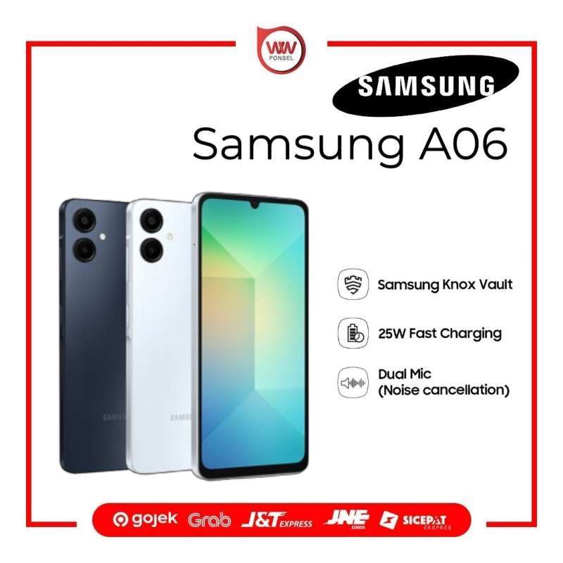 Hp Samsung A06 Ram 4GB Internal 64GB Garansi Resmi