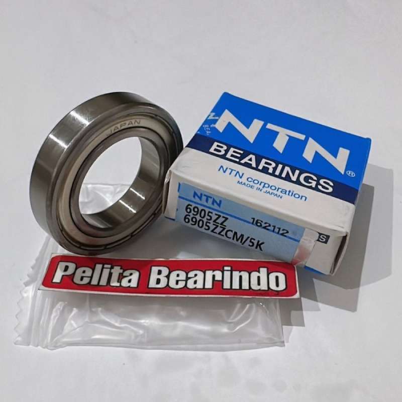Jual Bearing 6905 Zz Ntn Ukuran 25 X 42 X 9 Mm Bering 6905zz Tutup Besi ...