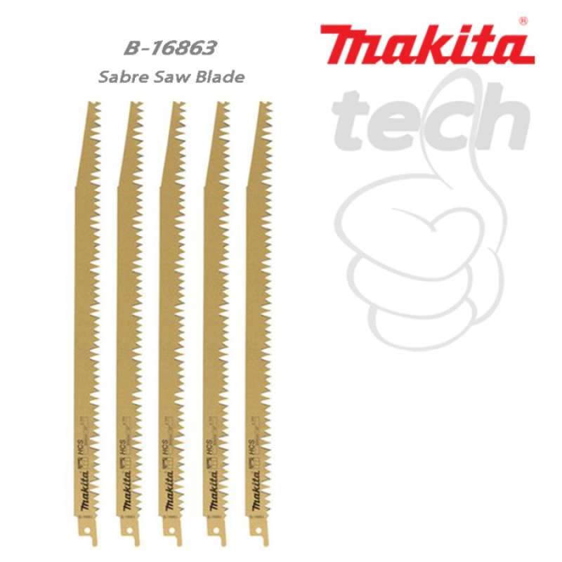 Mata Gergaji Reciprocating Sabre Saw Blade Makita B-16863 5pcs/pack