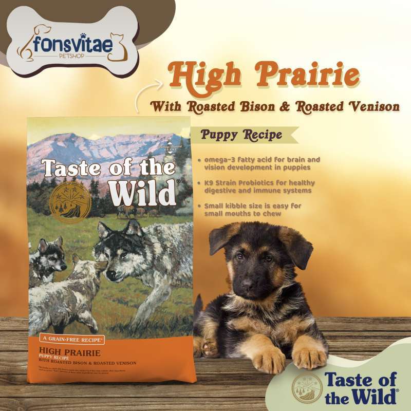 Jual Taste Of The Wild High Prairie Puppy Roasted Bison Venison - Main Image
