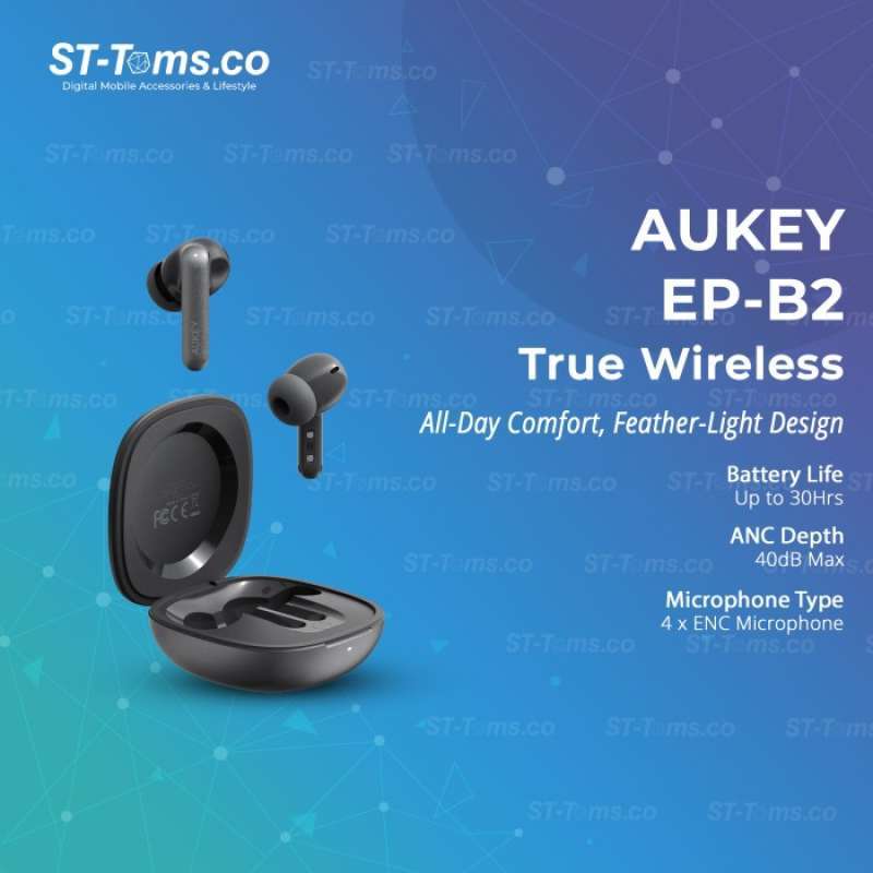 Aukey EP-B2 EPB2 True Wireless Earbuds With Beyond Hybrid ANC TWS
