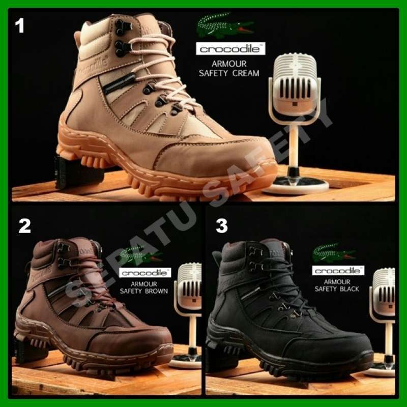 Safety shoes crocodile on sale