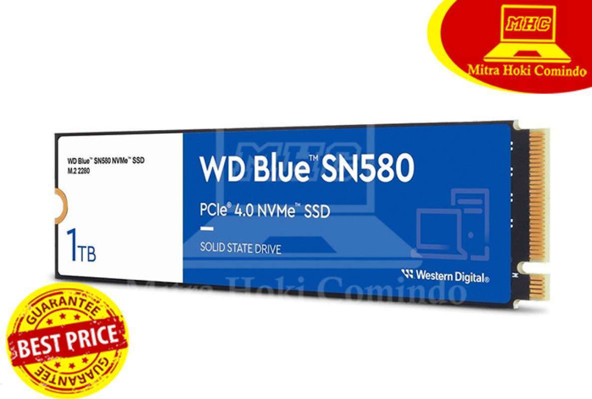 未使用】 NVMe SSD 1TB WD Blue SN580 ヒートシンク付き（新品未