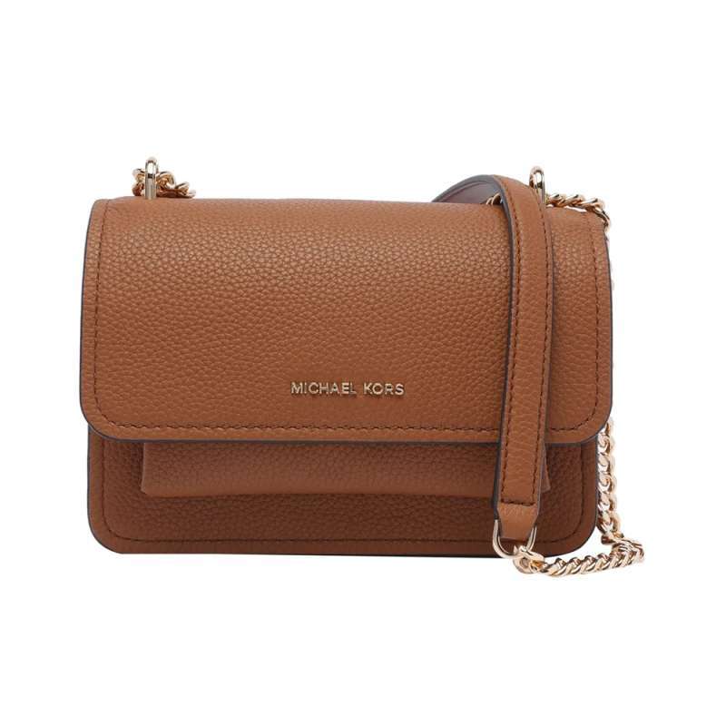 Michael Kors Claire Small Pebbled Leather Convertible Shoulder Bag Luggage