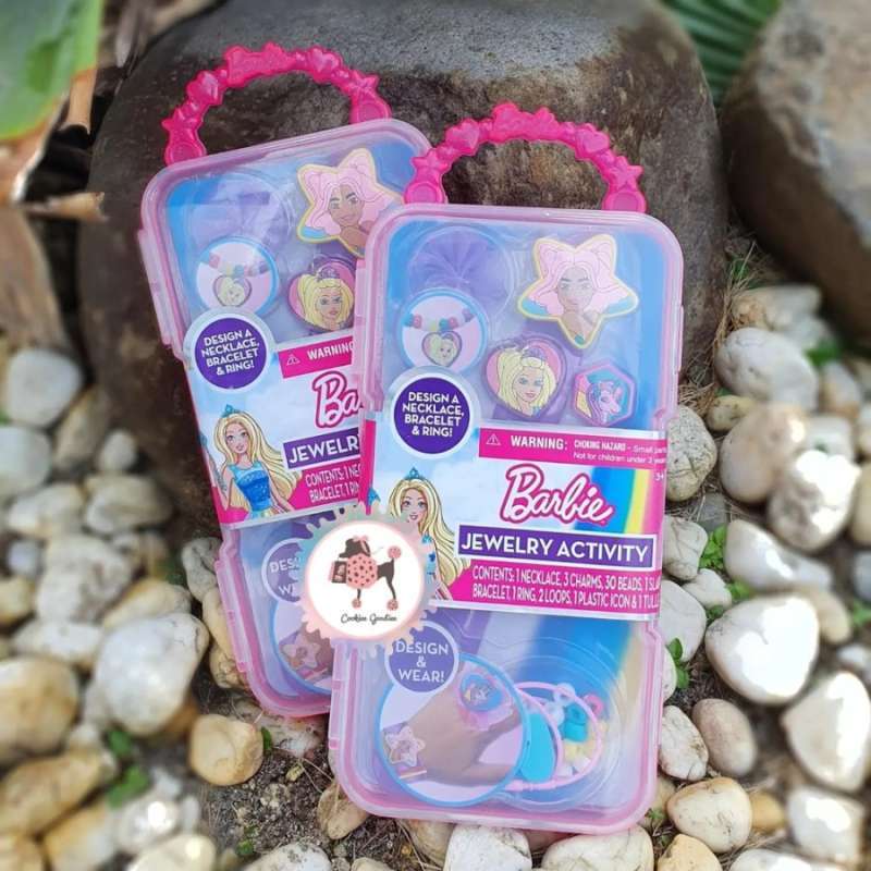 Jual Barbie Jewelry Activity Kit Accessories Anak Perempuan Di