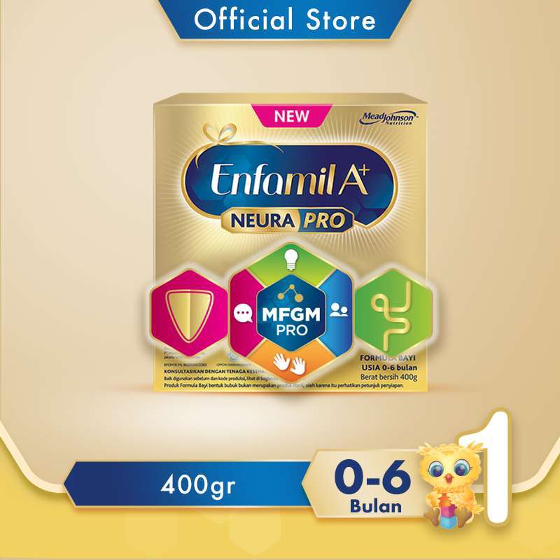 Bandung Enfamil A+ Susu Formula Bayi Bulan Plain 400 gr