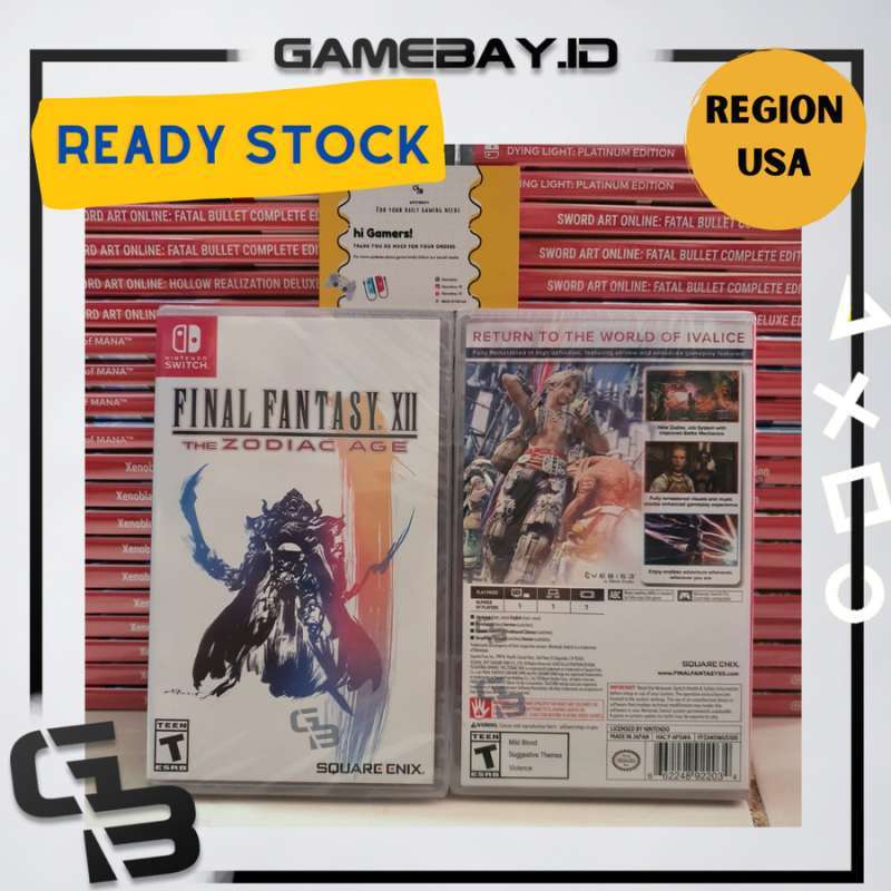 Nintendo Switch Final Fantasy Zodiac Age Final Fantasy XII 