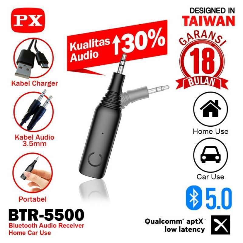 Bluetooth Audio Speaker PX BTR 5500 for Computer Users, with Enhanced Audio Quality and Multi-Functionality; Perfect for Home, Car, and Gaming Experiences